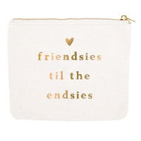 ACC Friendsies Til the Endsies Zipper Canvas Pouch