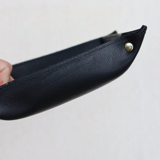 ACC Leather Valet Tray in Black
