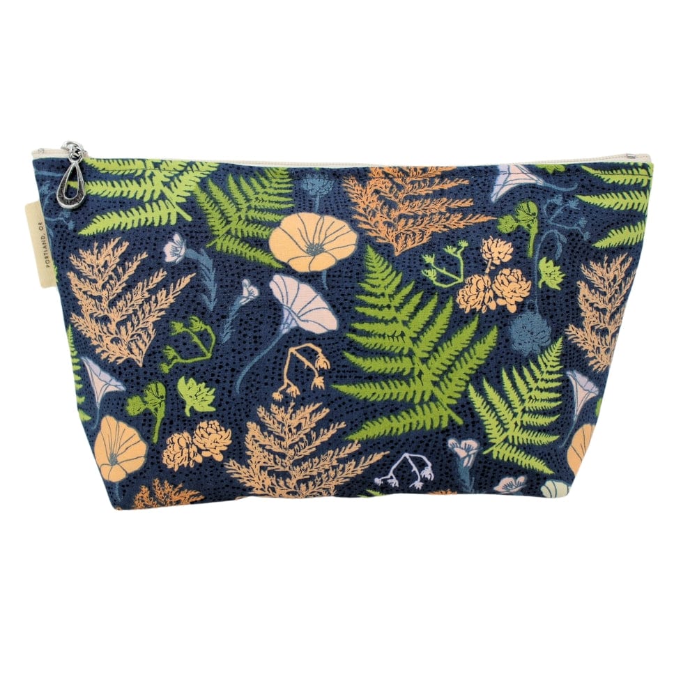 ACC Navy Fern The Medium Make Up Bag
