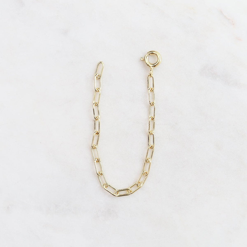 ACC Paperclip Chain Extender in Gold Vermeil