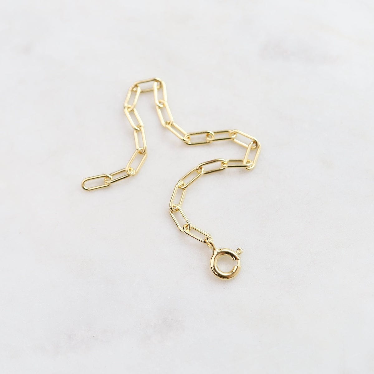 Paperclip Chain Extender in Gold Vermeil – Dandelion Jewelry