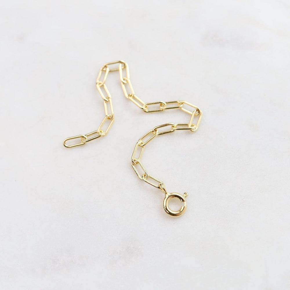 ACC Paperclip Chain Extender in Gold Vermeil