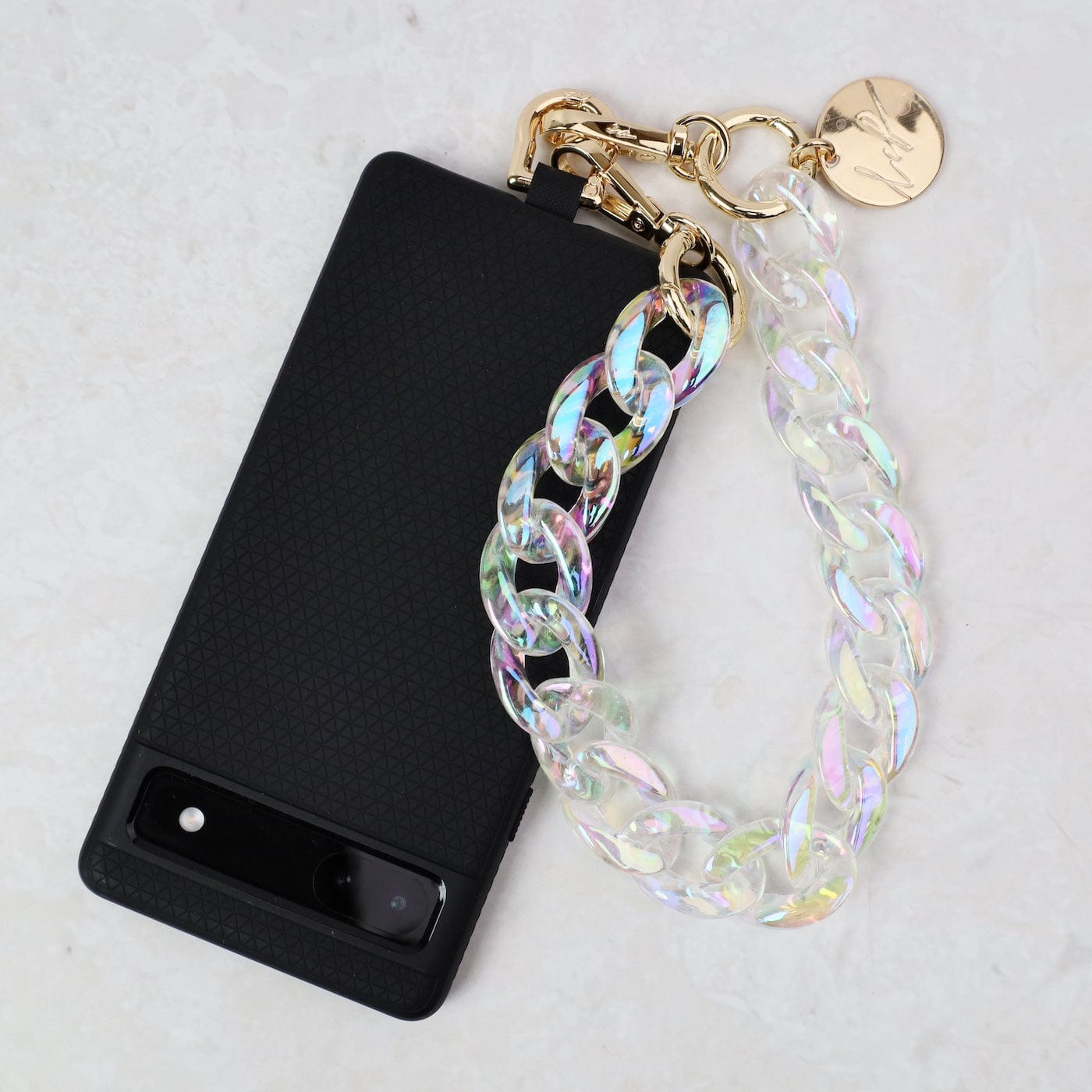 ACC Sarah 40cm Resin Links - Aurora Borealis Cell Phon