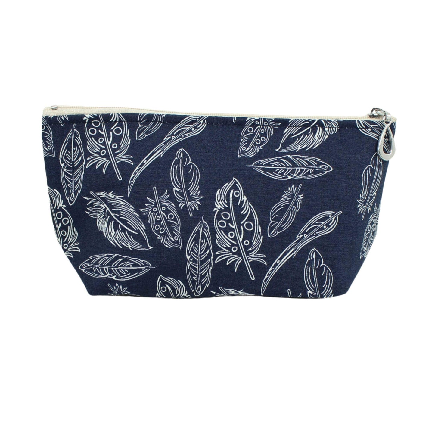 ACC The Small Make Up Bag - Feathers on Navy