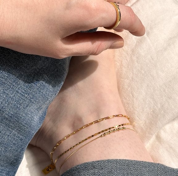 
                      
                        ANK Addison Silver Anklet
                      
                    