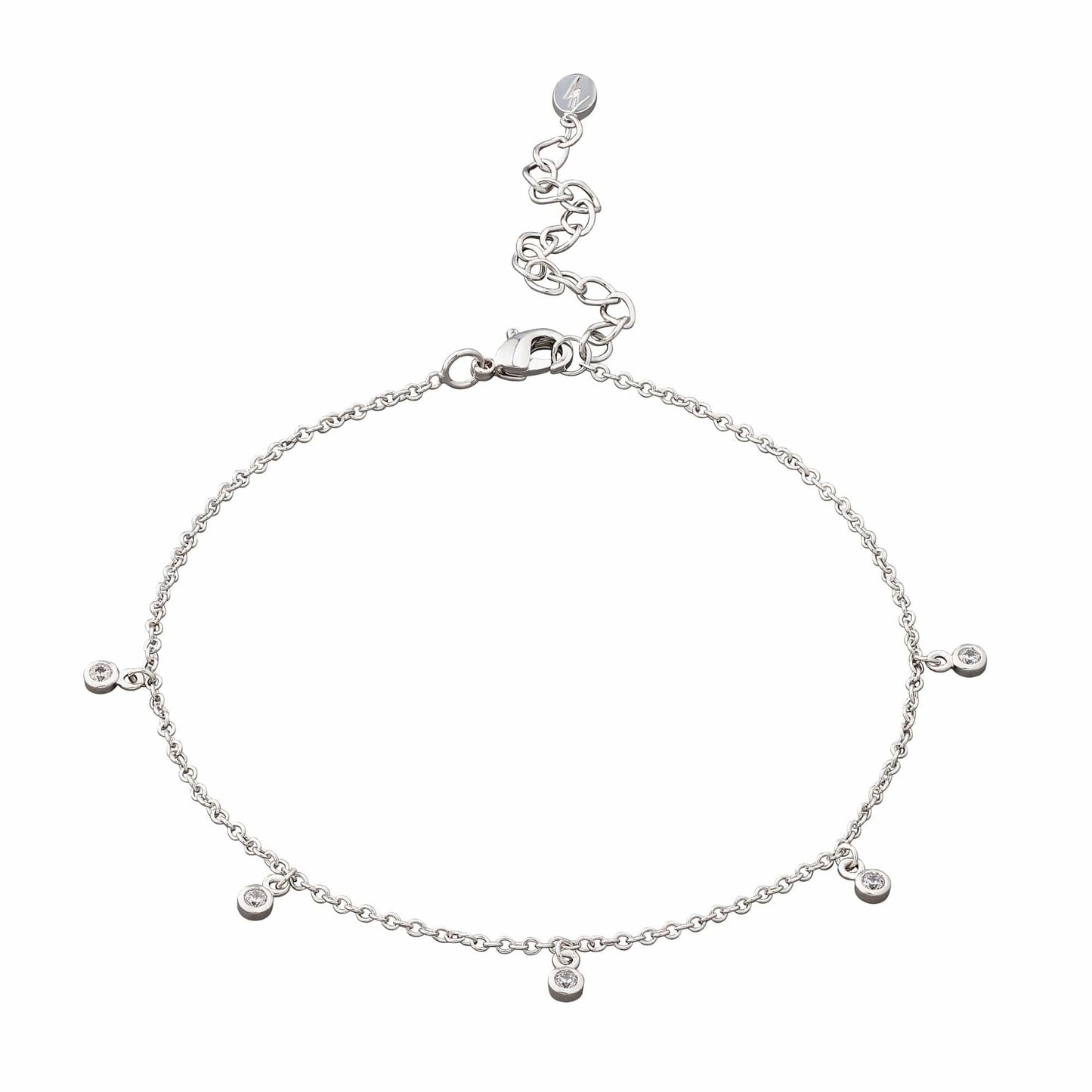ANK Anklet with Sparkle Drops