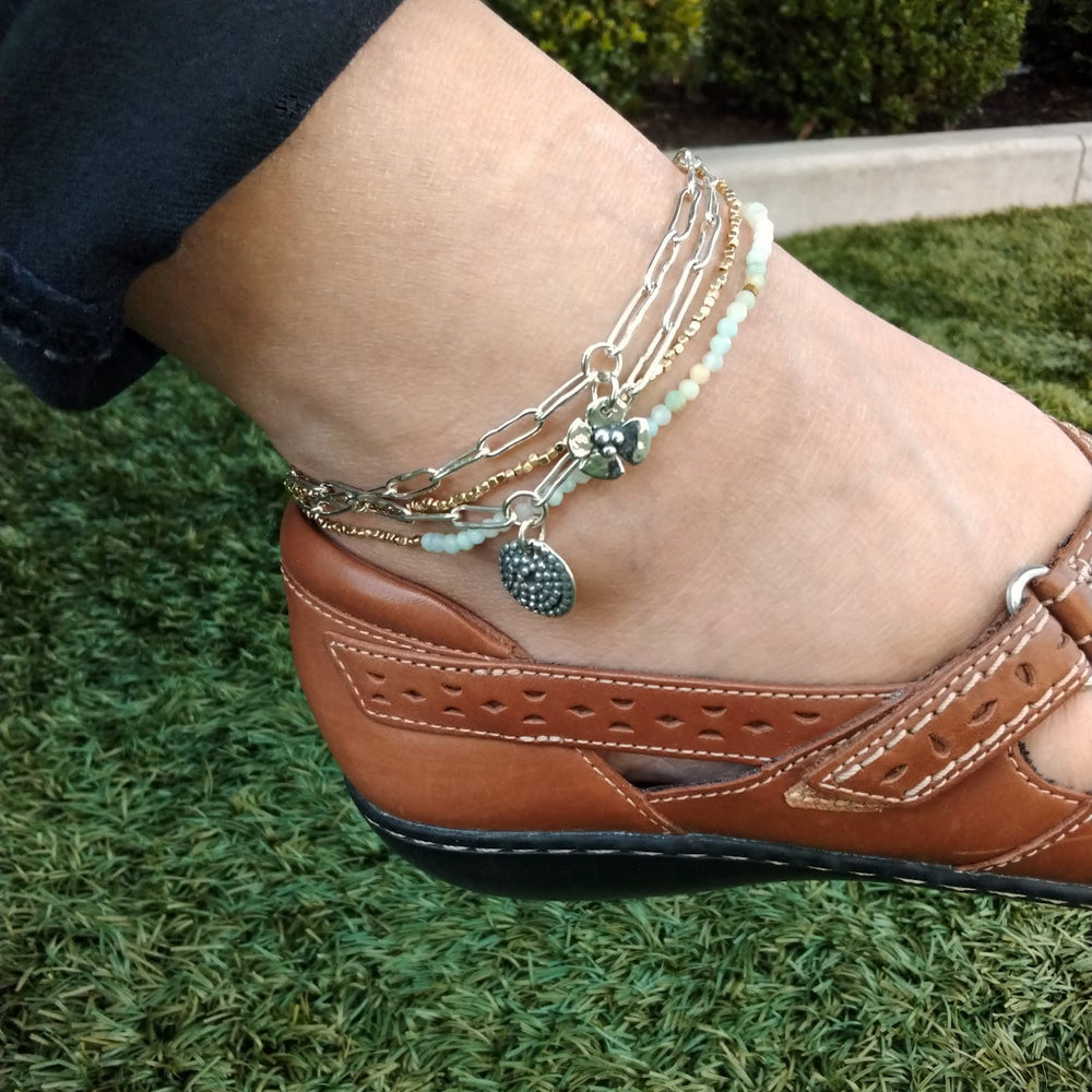 
                      
                        ANK Beaded Spiral Anklet
                      
                    