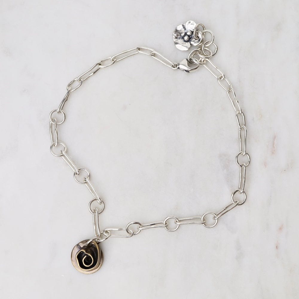 ANK Brass Rose Anklet Chain