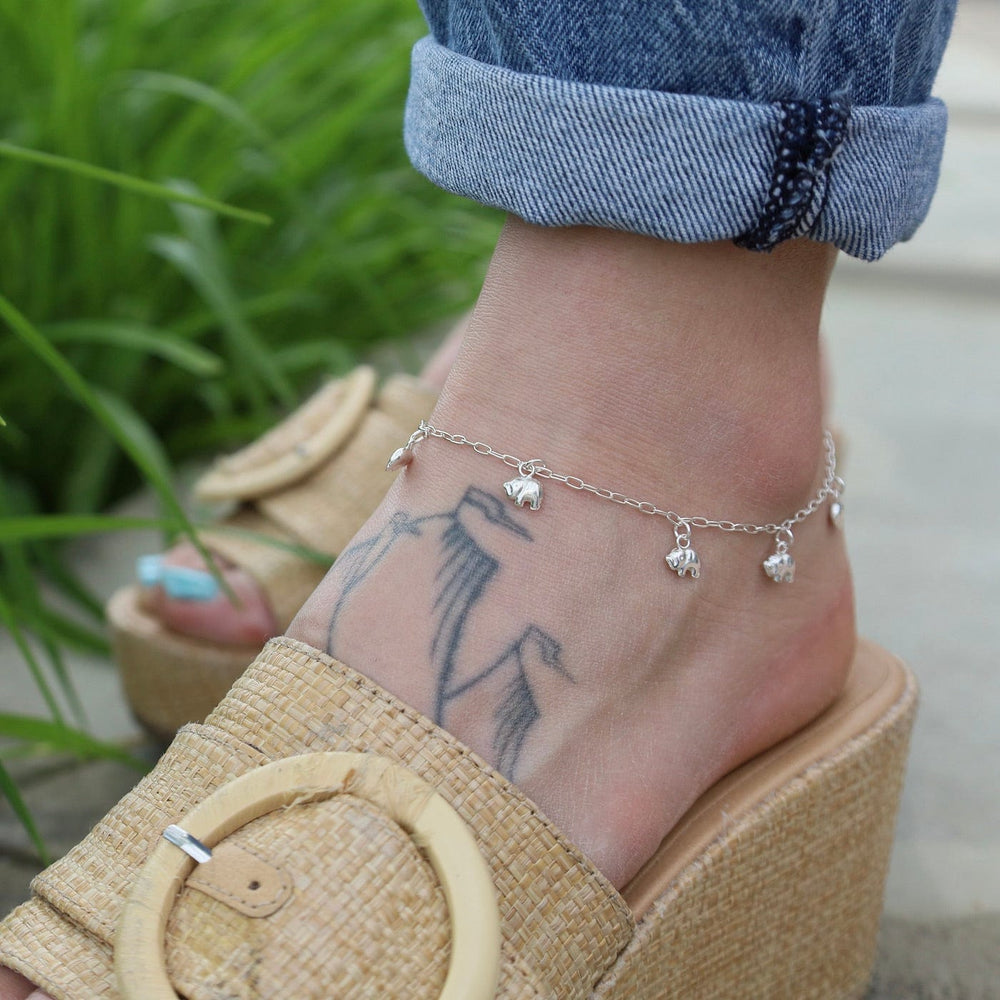 
                      
                        ANK Dangling Elephant Anklet
                      
                    