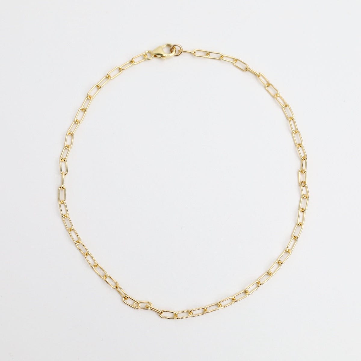 ANK-GF 10" Gold Filled Round Drawn Cable Chain Anklet