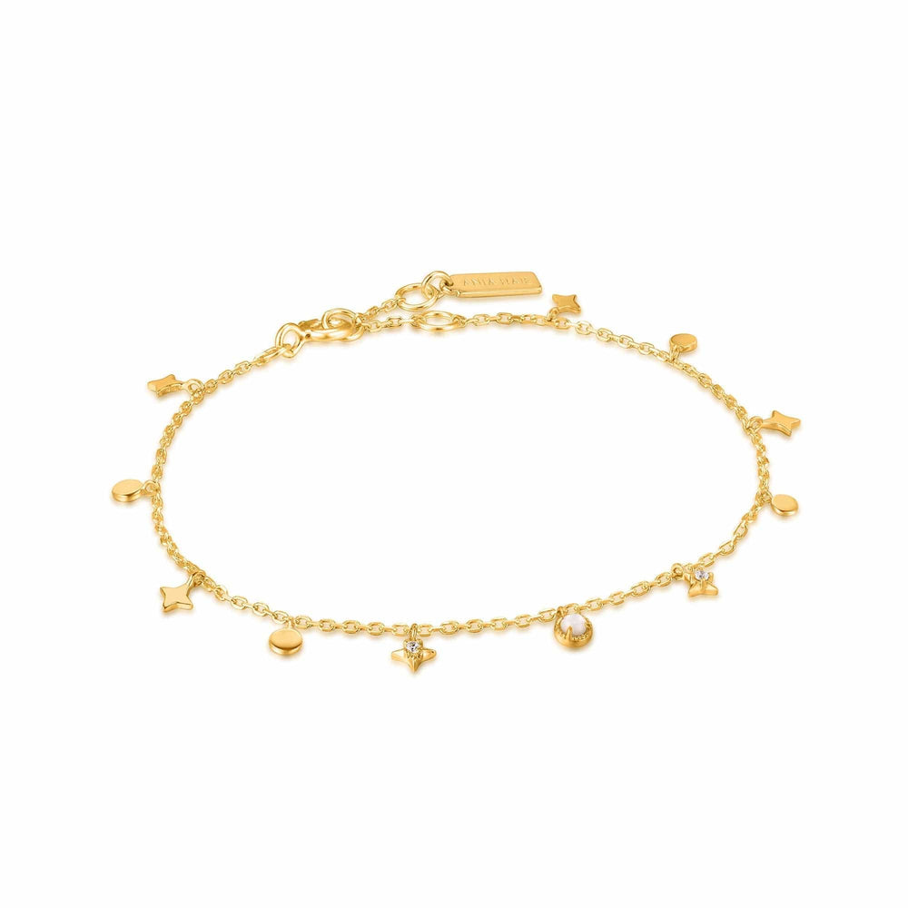 
                      
                        ANK-GPL Gold Star Mother of Pearl Drop Anklet
                      
                    