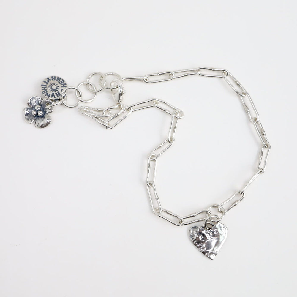 
                      
                        ANK Heart Charm Anklet
                      
                    