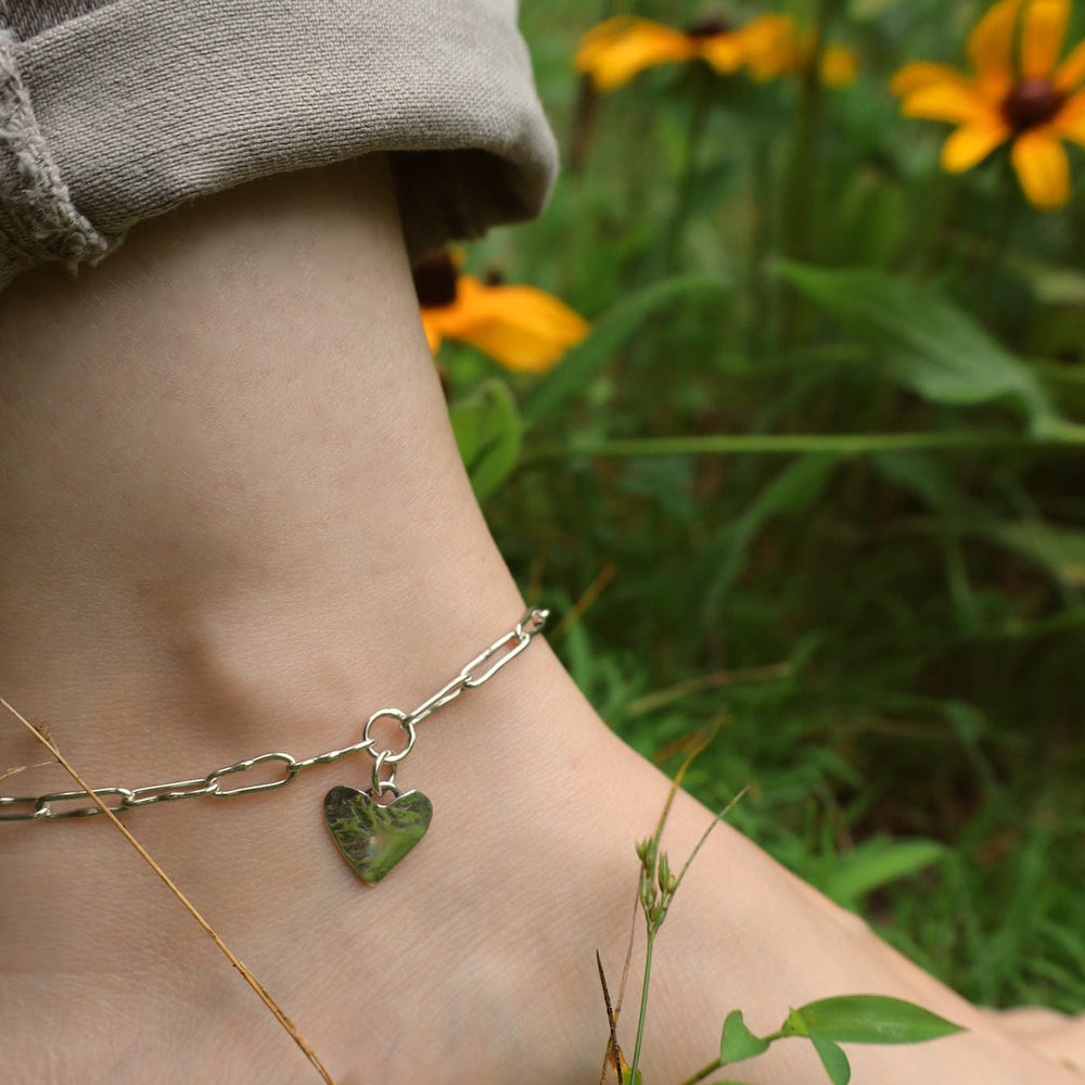 
                      
                        ANK Heart Charm Anklet
                      
                    