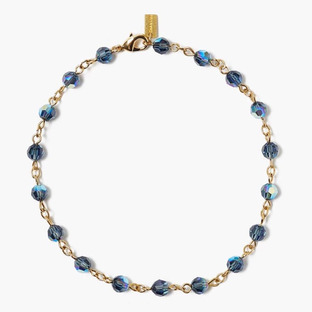 ANK-JM Montana Blue Crystal Anklet