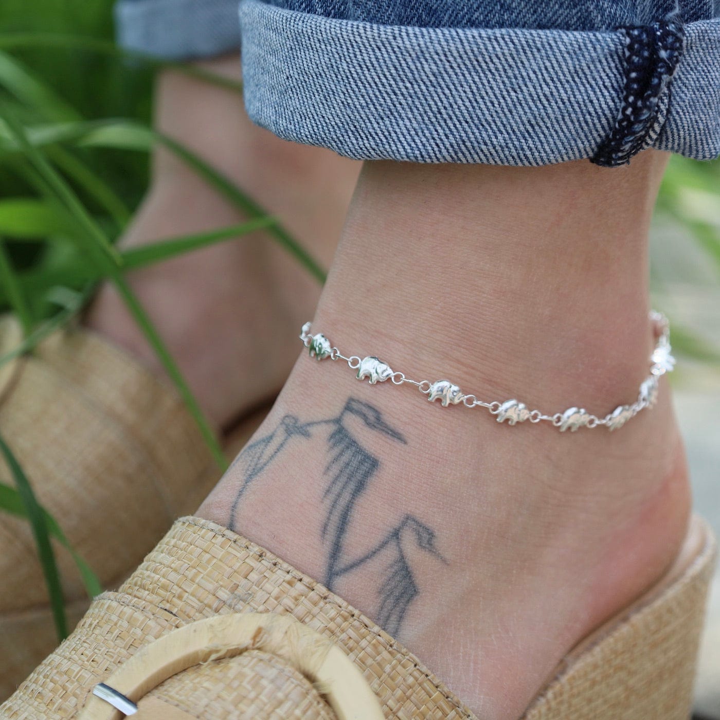 ANK Marching Elephant Anklet