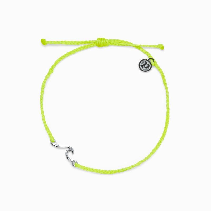 
                      
                        ANK Pura Vida Shoreline Anklet Silver ~ Neon Yellow
                      
                    