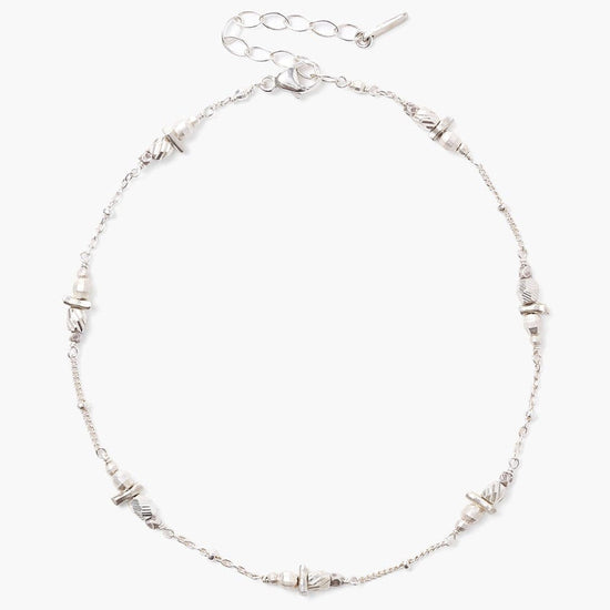 ANK Silver Scribe Anklet