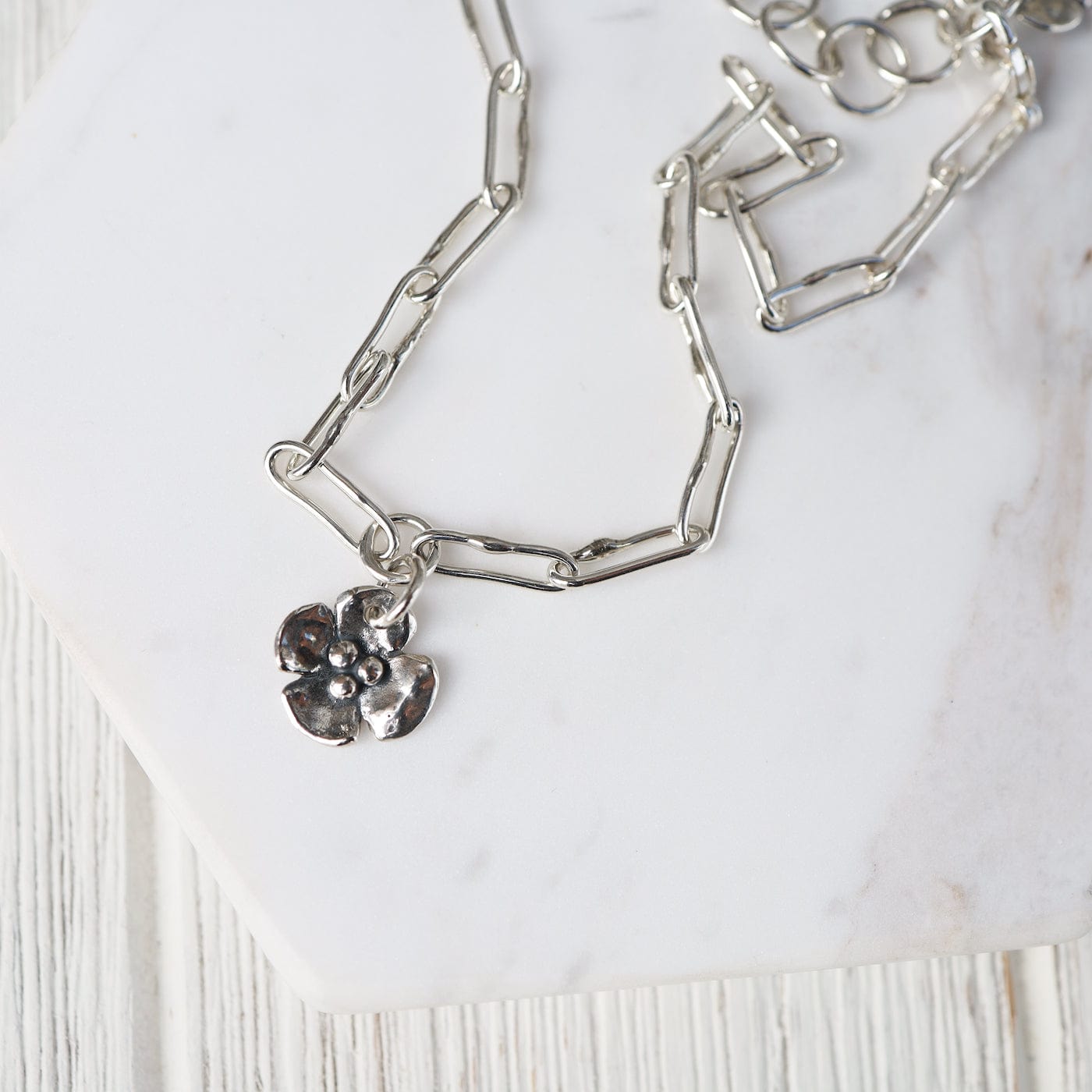 ANK Small Dogwood Charm Anklet