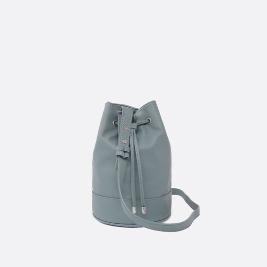 BAG Amber Bucket Bag - Mineral Blue