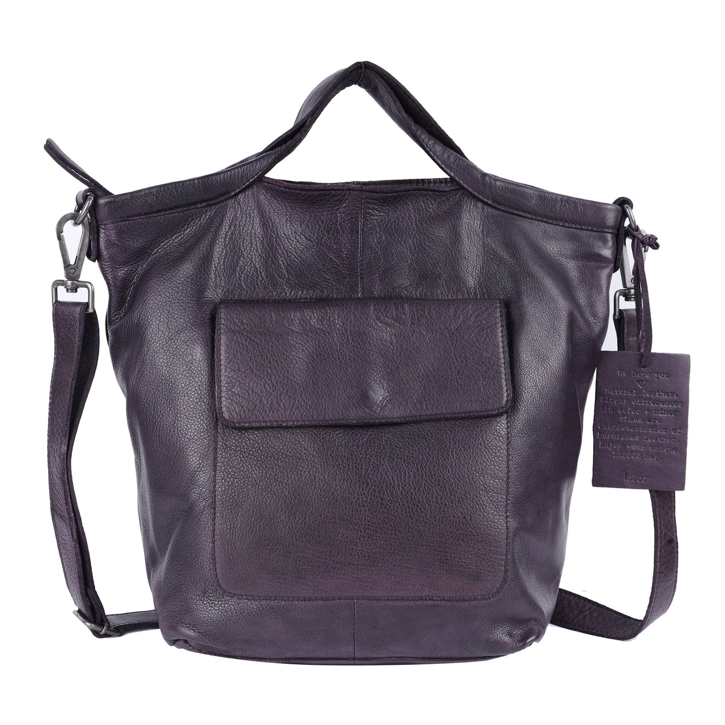 BAG Bianca Crossbody Tote in Eggplant