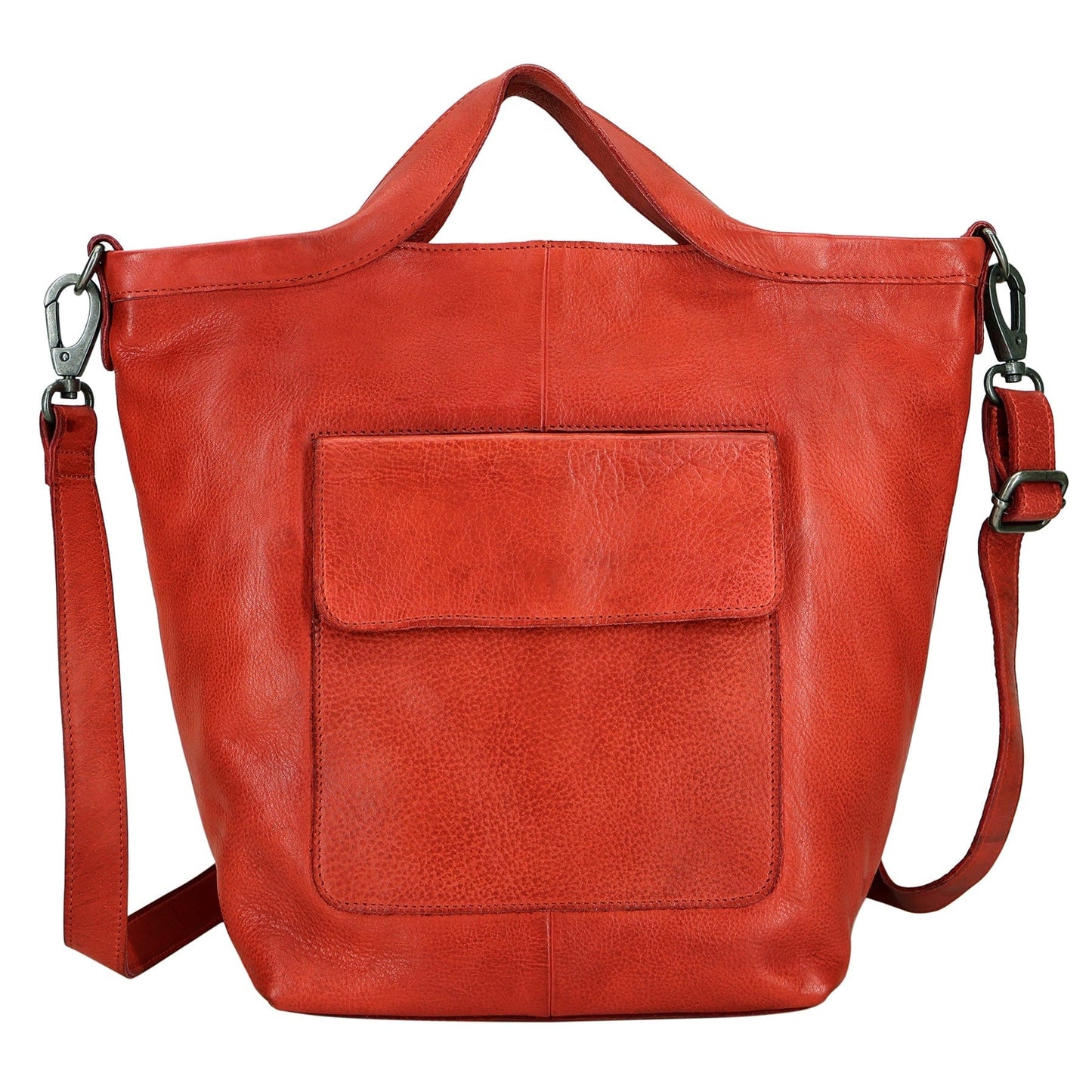 BAG Bianca Crossbody Tote in Red