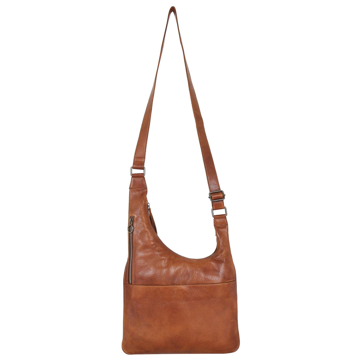 BAG Cognac Alta Leather Crossbody Bag