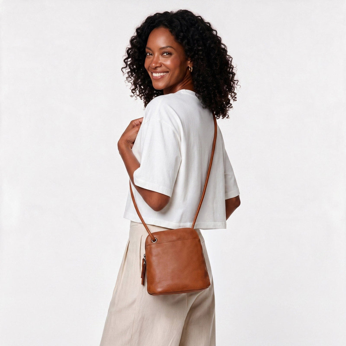BAG Cognac Lilly Crossbody Bag