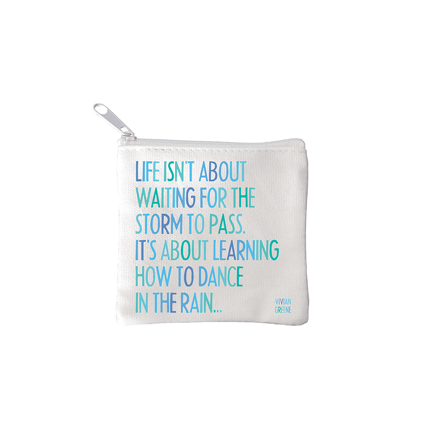 BAG "dance in the rain " mini pouch