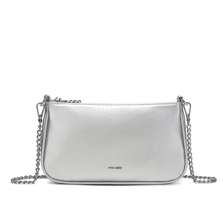 
                      
                        BAG Francine Chain Crossbody in Silver
                      
                    