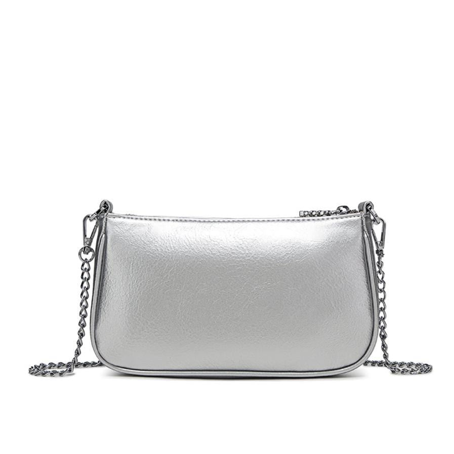 
                      
                        BAG Francine Chain Crossbody in Silver
                      
                    