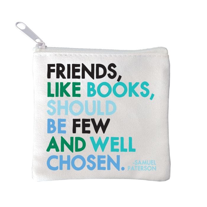 Load image into Gallery viewer, BAG &amp;quot;Friends, like books&amp;quot; Mini Pouch
