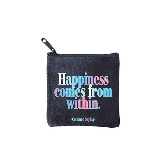 BAG "happiness comes" mini pouch