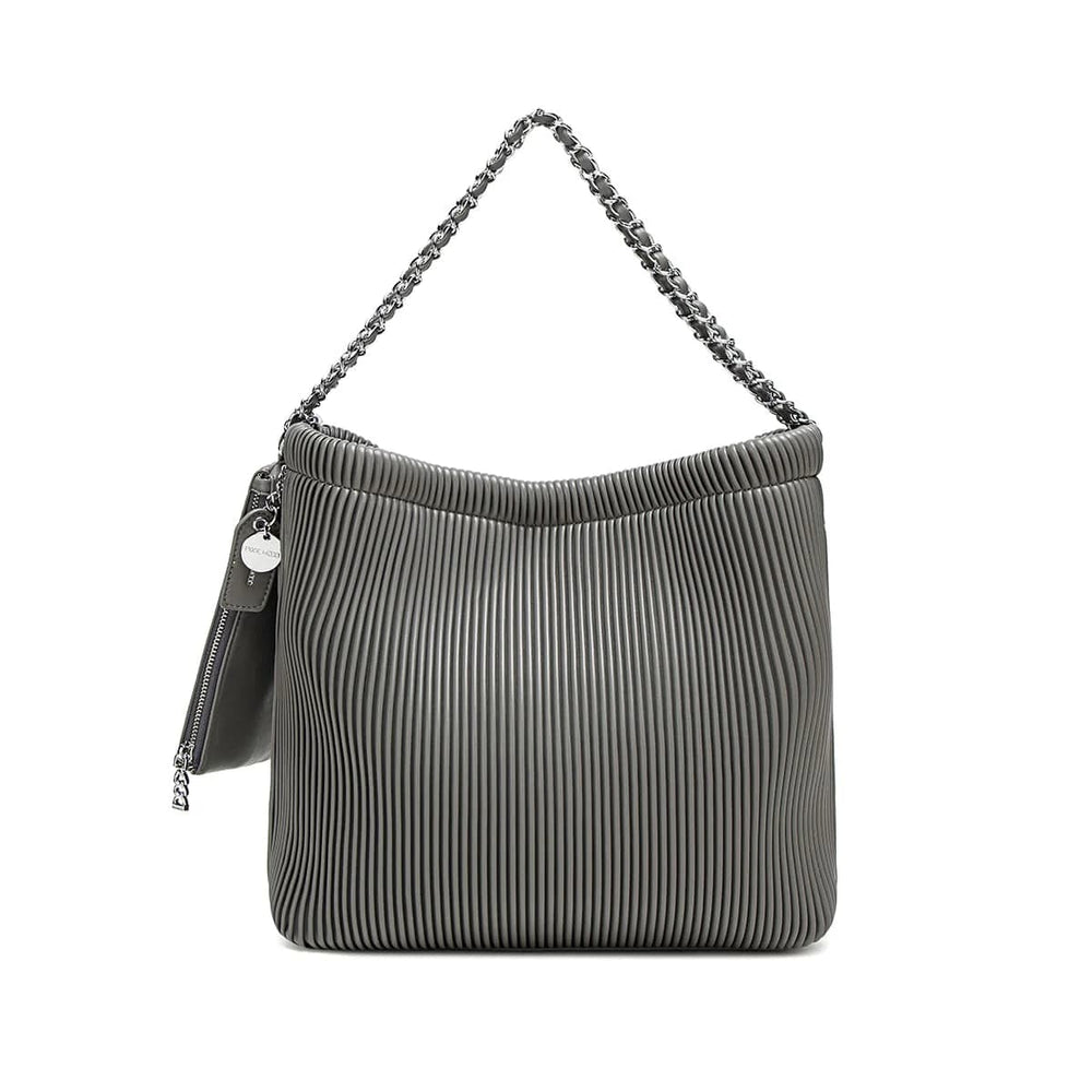 
                      
                        BAG Isabella Shoulder Bag - Grey Pleated
                      
                    