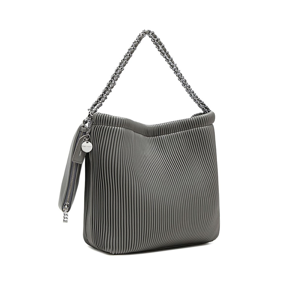 
                      
                        BAG Isabella Shoulder Bag - Grey Pleated
                      
                    