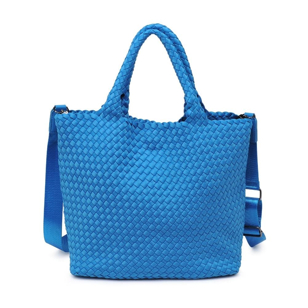 BAG Ocean Sky's the Limit Medium Woven Neoprene Tote Handbag