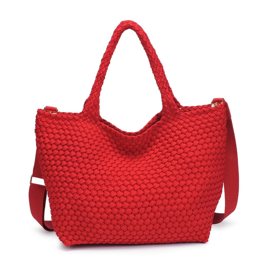 BAG Red Sky's The Limit Medium Laced Up Eco-Edition Tote Handbag