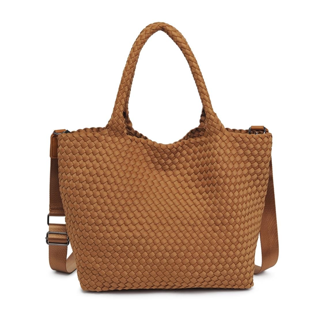 BAG Sand Sky`s the Limit Small Woven Neoprene Tote Handbag