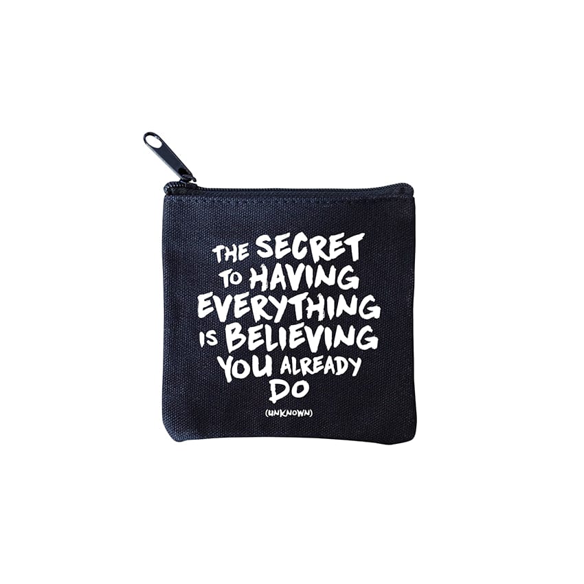 BAG "secret to having everything" mini pouch