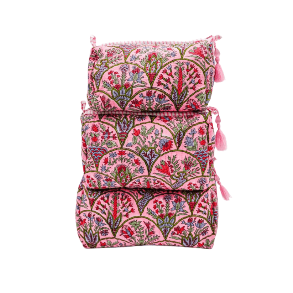 BAG Small Pink Arch Toiletry Bag