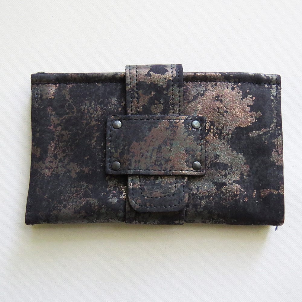 BAG SOFIA WALLET IN OXIDIZED ZINC