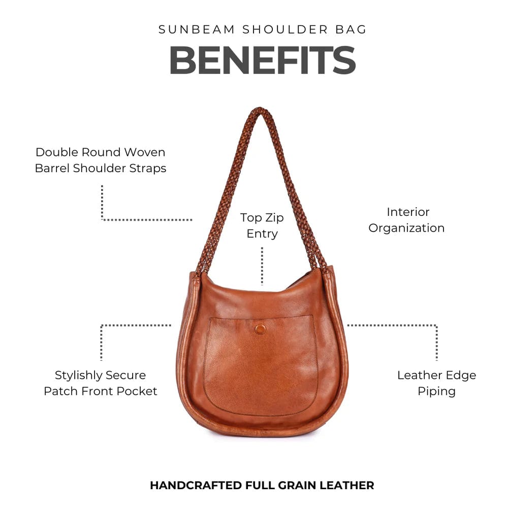 
                  
                    BAG Sunbeam Shoulderbag in Cognac
                  
                