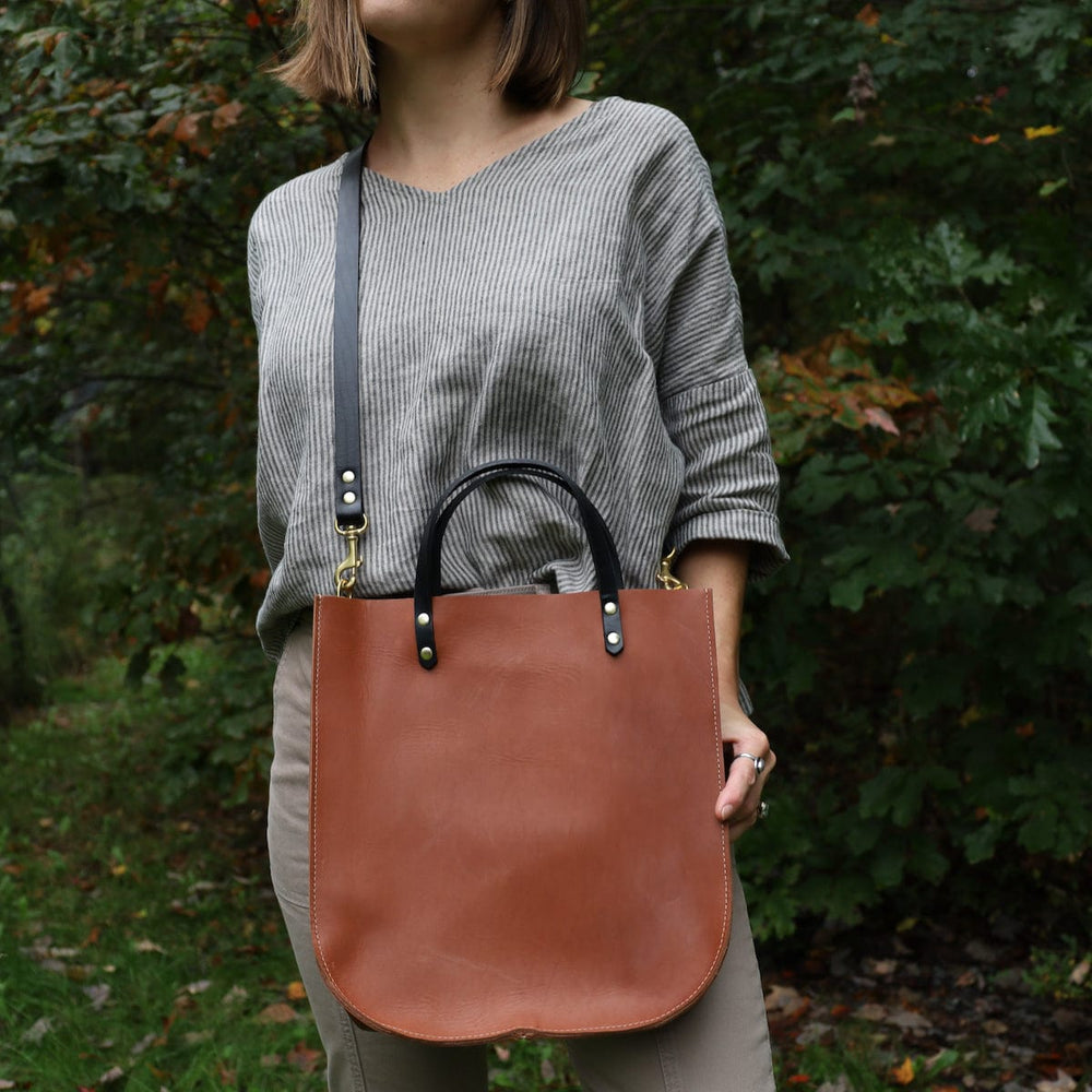 BAG The Bridget Tote in Whiskey & Black