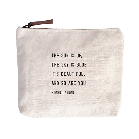 BAG THE SUN IS UP CANVAS BAG