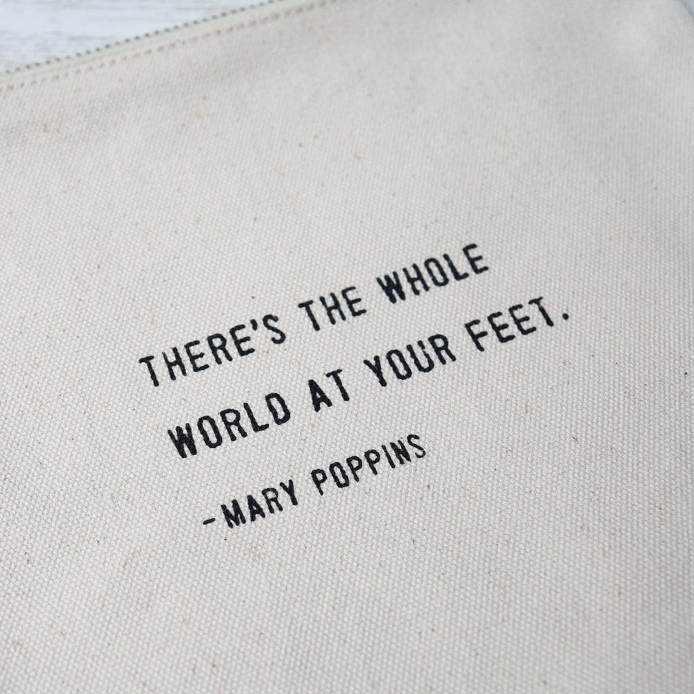 
                      
                        BAG There's The Whole World At Your Feet Canvas Bag
                      
                    