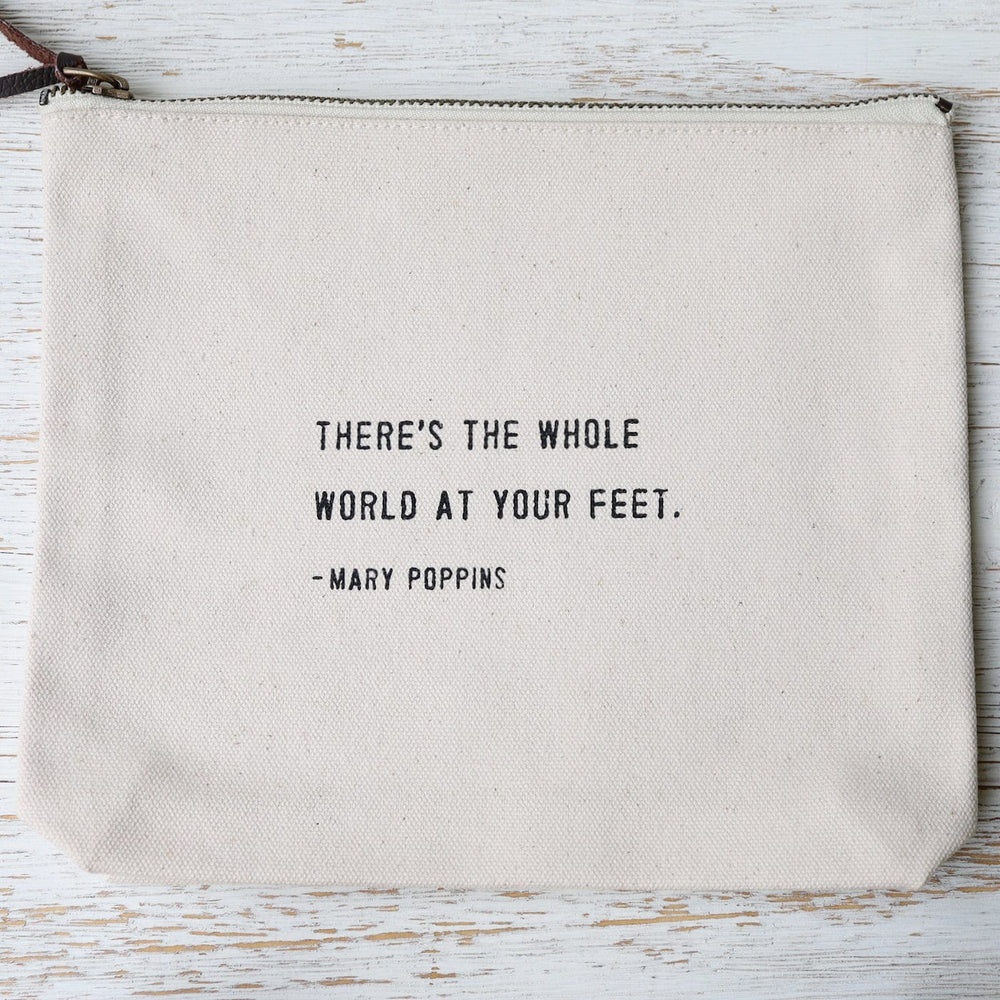 
                      
                        BAG There's The Whole World At Your Feet Canvas Bag
                      
                    