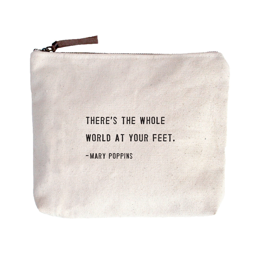 
                      
                        BAG There's The Whole World At Your Feet Canvas Bag
                      
                    