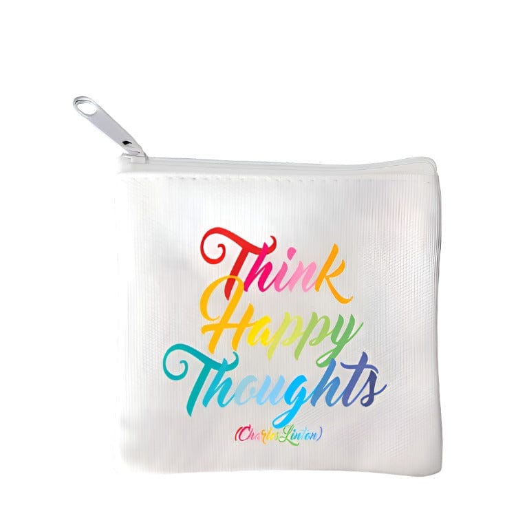 BAG "think happy thoughts" mini pouch