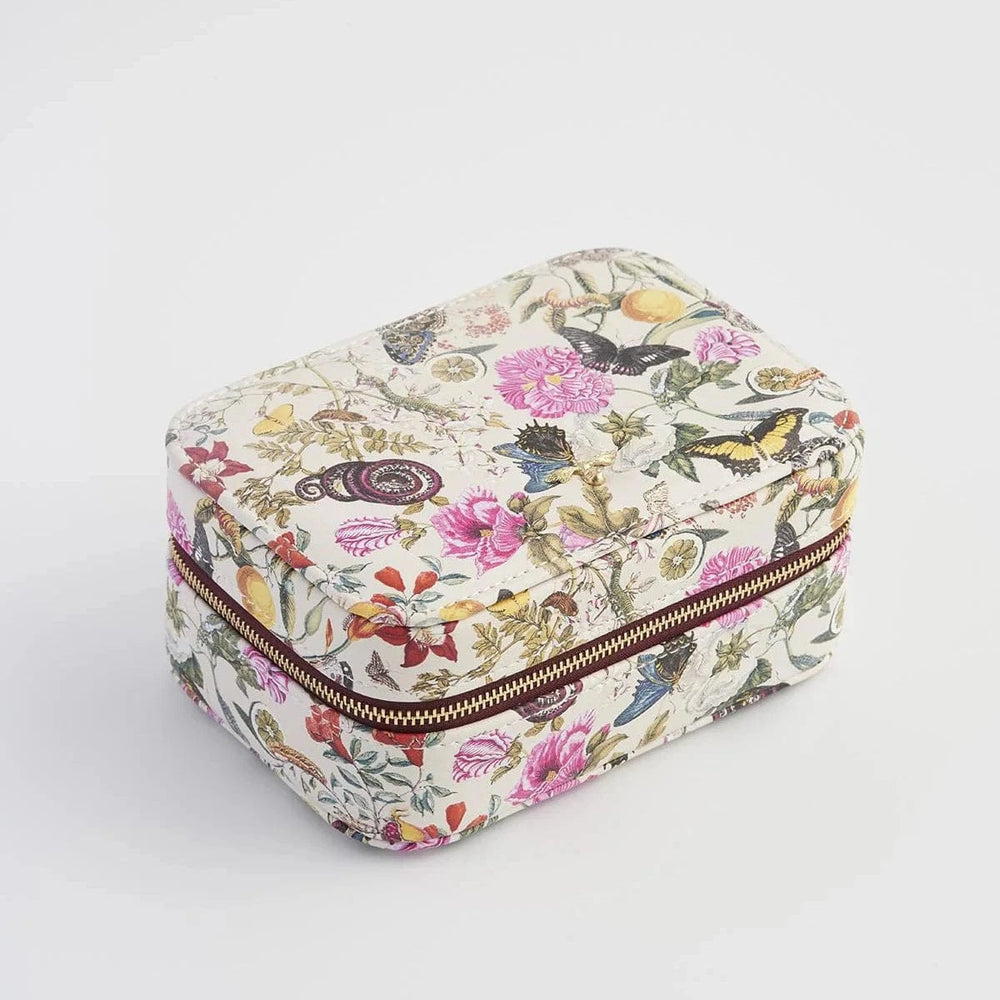 BOX Floral Engravings Large Printed Jewelry Box