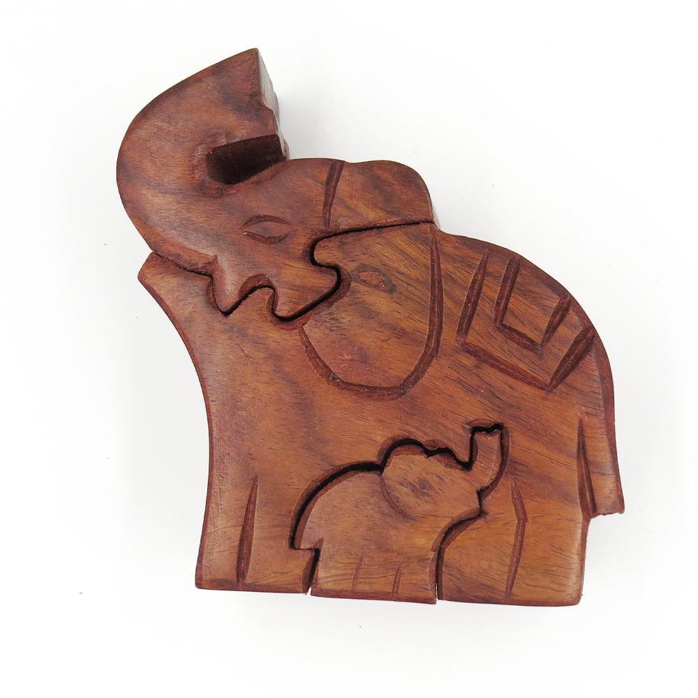 BOX Mama Elephant Puzzle Box