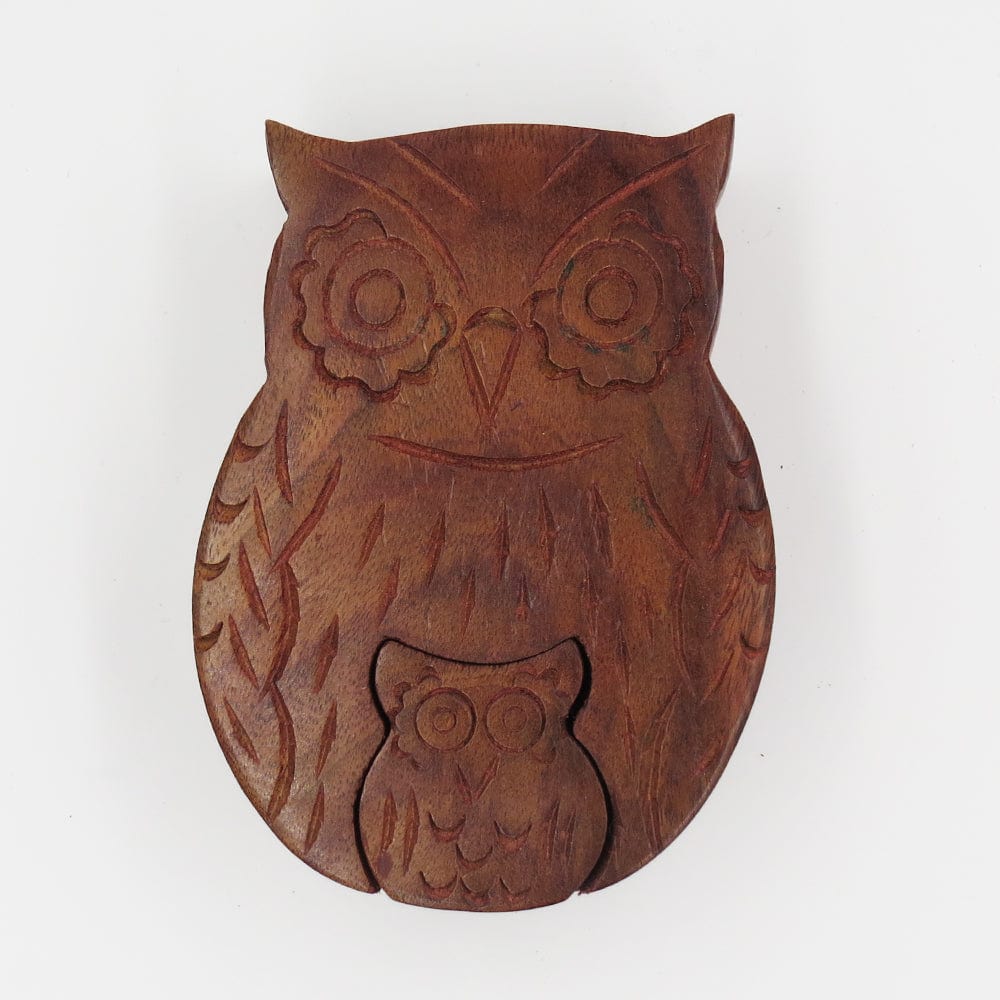 BOX Mama Owl Puzzle Box